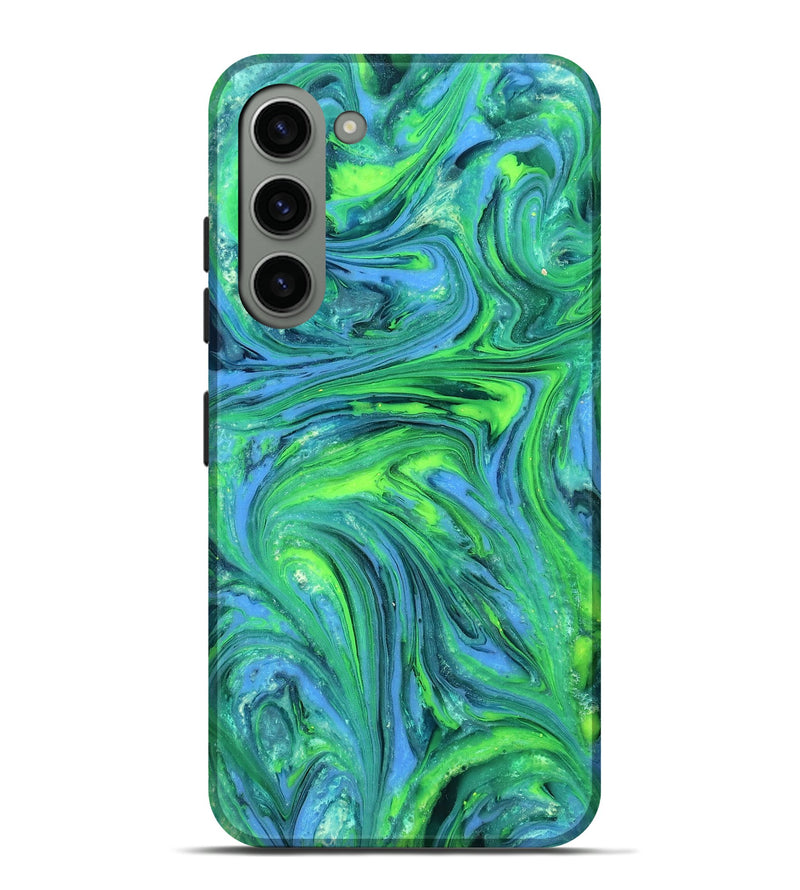 Galaxy S23 Plus ResinArt Live Edge Phone Case - Rogelio (Neon, 820380)