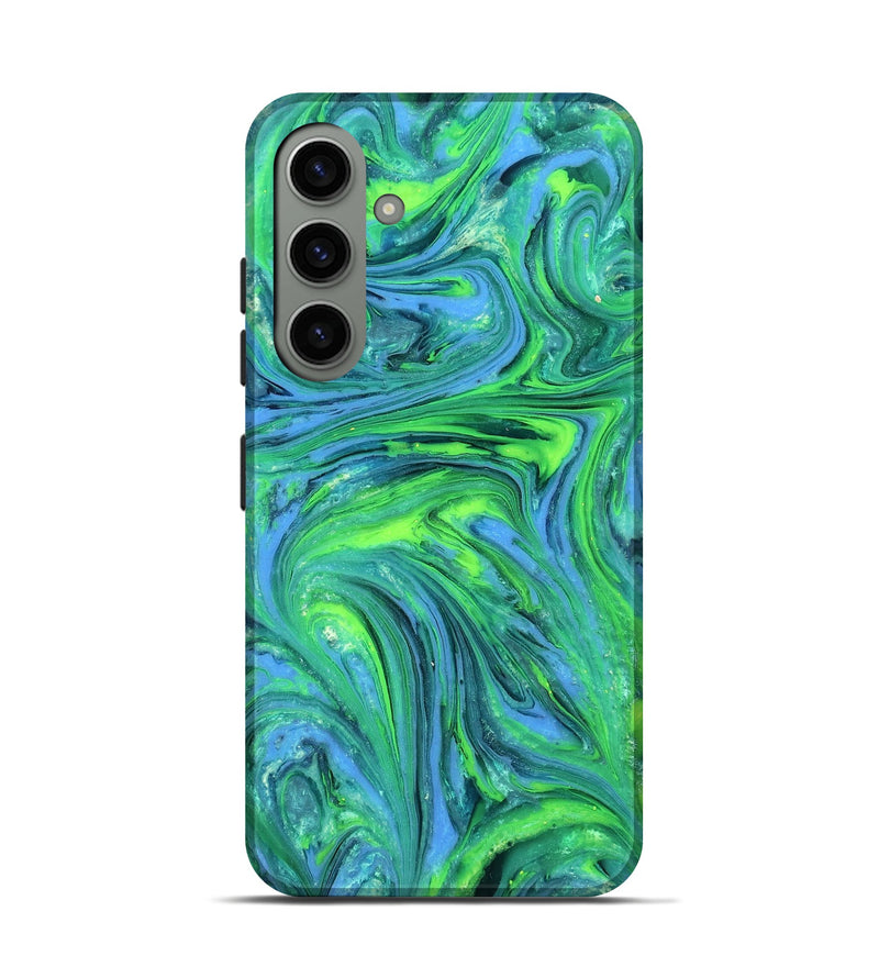 Galaxy S24 ResinArt Live Edge Phone Case - Rogelio (Neon, 820380)