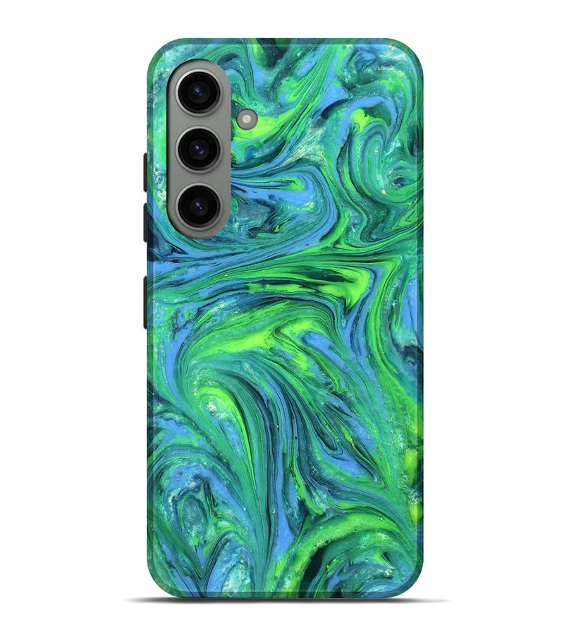 Galaxy S24 Plus ResinArt Live Edge Phone Case - Rogelio (Neon, 820380)