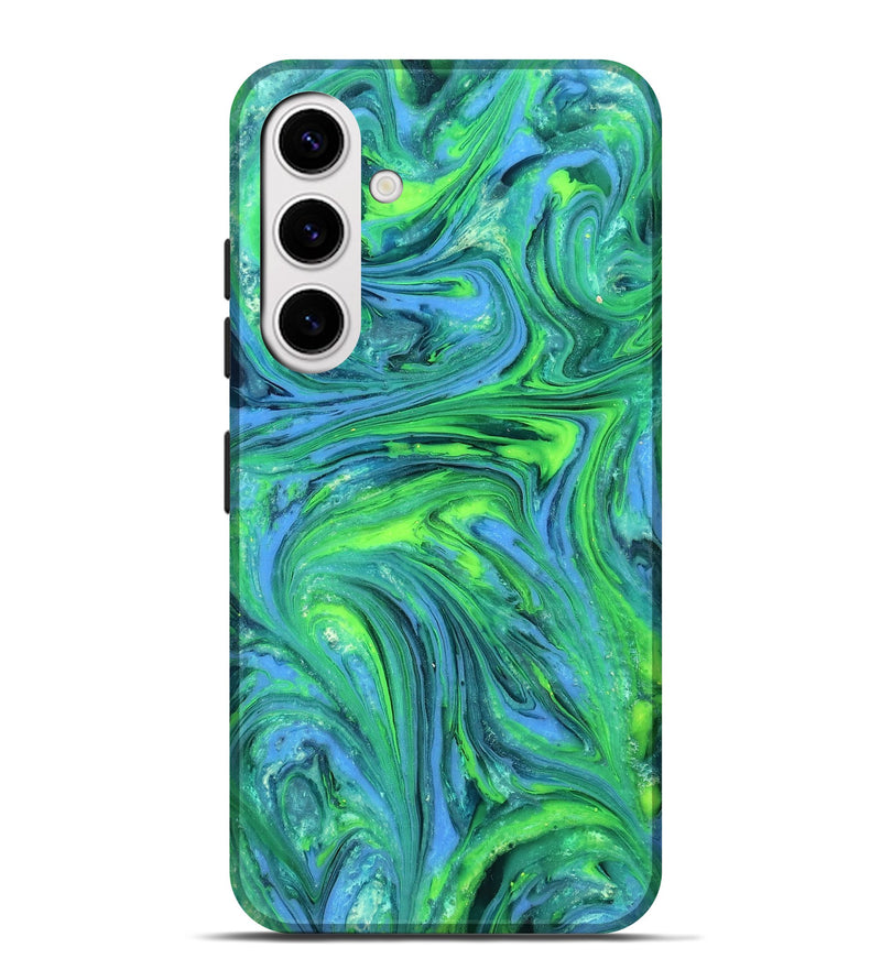 Galaxy S25 Plus ResinArt Live Edge Phone Case - Rogelio (Neon, 820380)