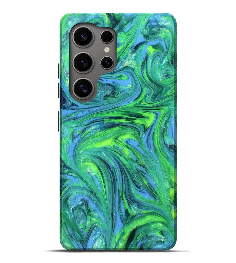 Galaxy S25 Ultra ResinArt Live Edge Phone Case - Rogelio (Neon, 820380)