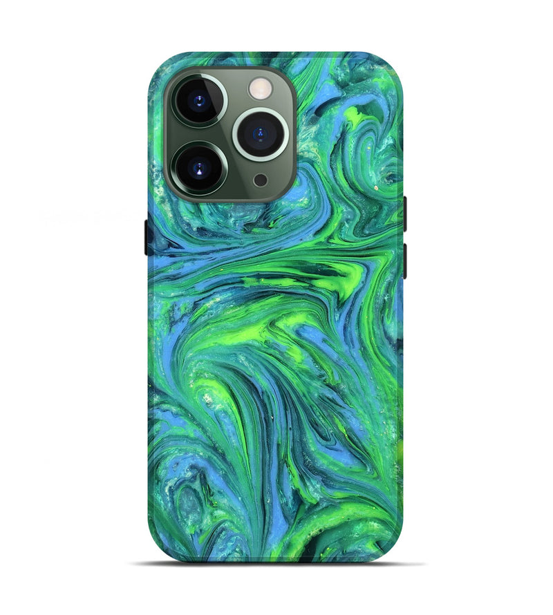 iPhone 13 Pro ResinArt Live Edge Phone Case - Rogelio (Neon, 820380)
