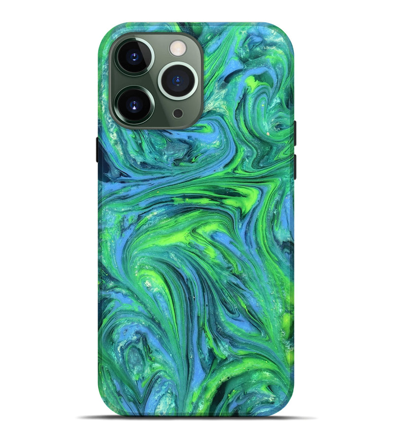 iPhone 13 Pro Max ResinArt Live Edge Phone Case - Rogelio (Neon, 820380)