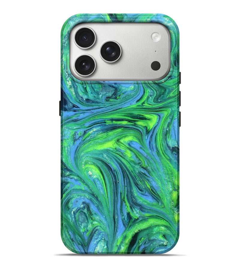 iPhone 17 Pro Max ResinArt Live Edge Phone Case - Rogelio (Neon, 820380)