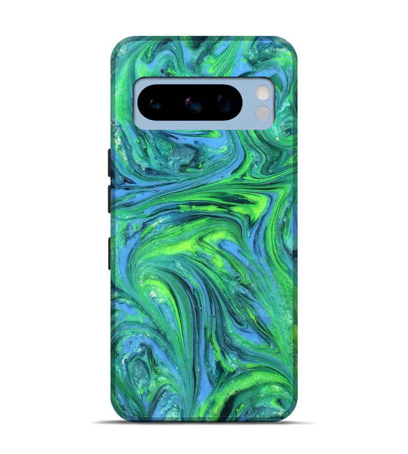 Pixel 8 Pro ResinArt Live Edge Phone Case - Rogelio (Neon, 820380)