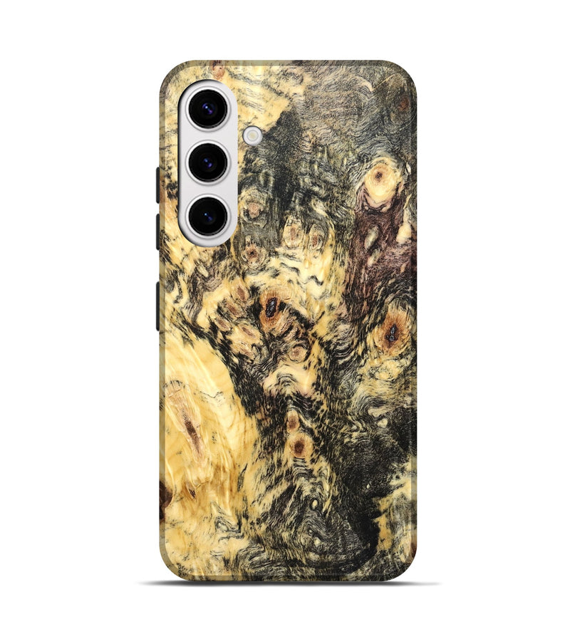 Galaxy S25 Wood Live Edge Phone Case - Trevin (Wood Burl, 820381)