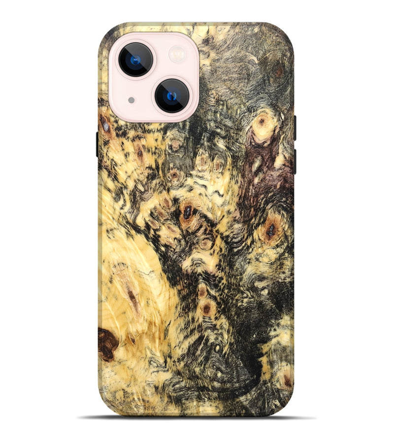 iPhone 14 Plus Wood Live Edge Phone Case - Trevin (Wood Burl, 820381)
