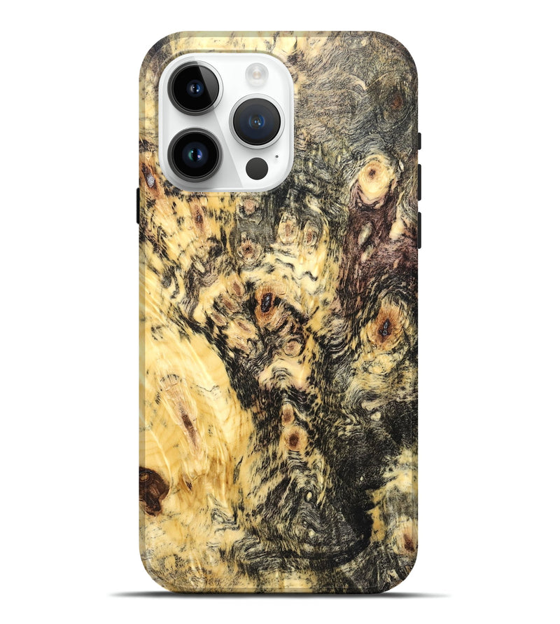 iPhone 15 Pro Max Wood Live Edge Phone Case - Trevin (Wood Burl, 820381)