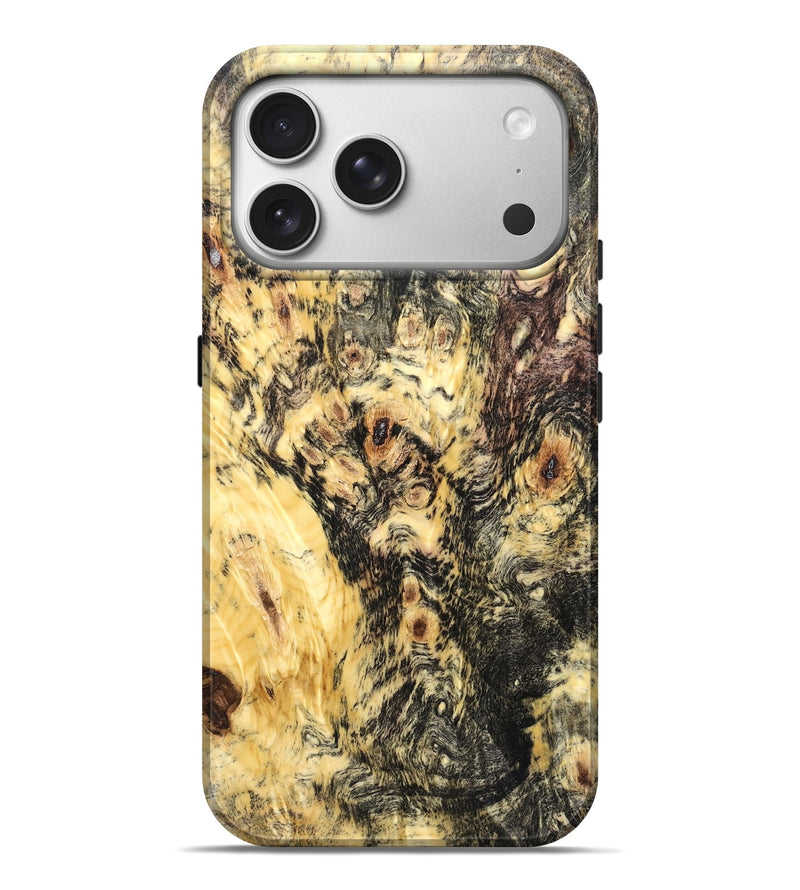 iPhone 17 Pro Max Wood Live Edge Phone Case - Trevin (Wood Burl, 820381)
