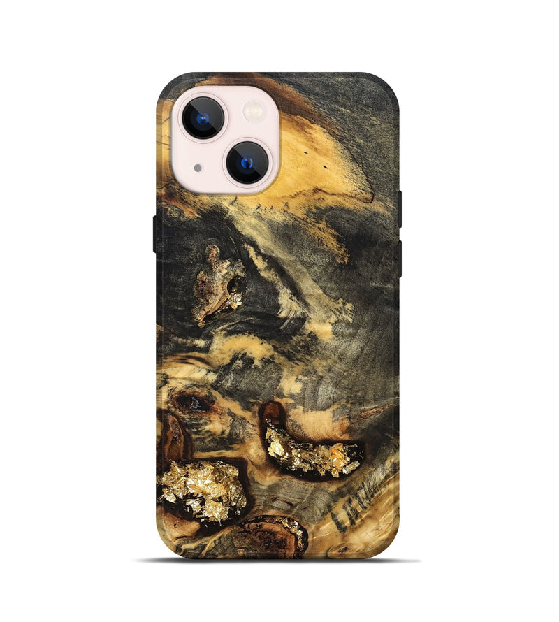 iPhone 13 mini Wood Live Edge Phone Case - Otis (Wood Burl, 820382)