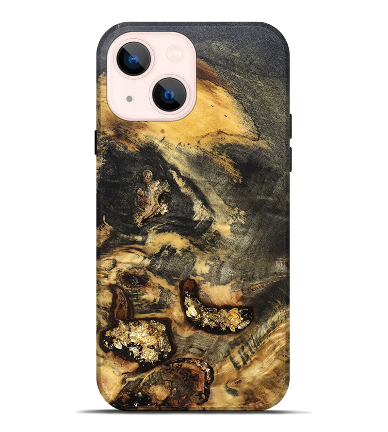 iPhone 14 Plus Wood Live Edge Phone Case - Otis (Wood Burl, 820382)