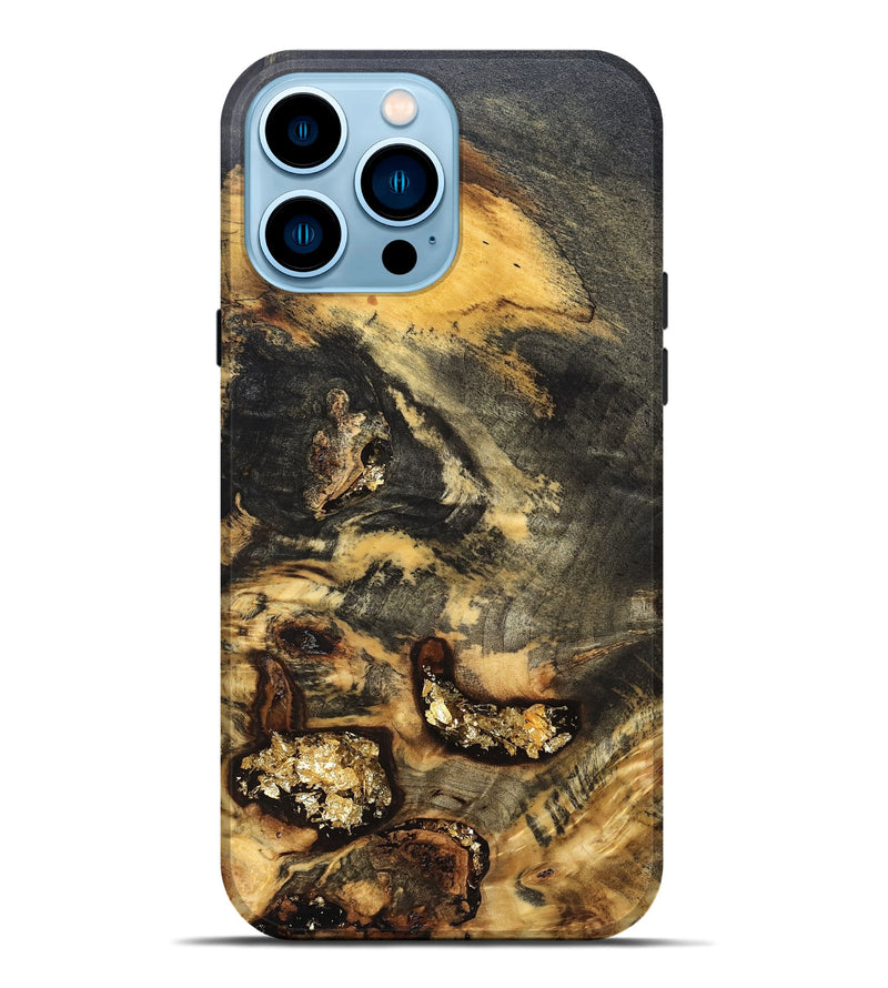 iPhone 14 Pro Max Wood Live Edge Phone Case - Otis (Wood Burl, 820382)