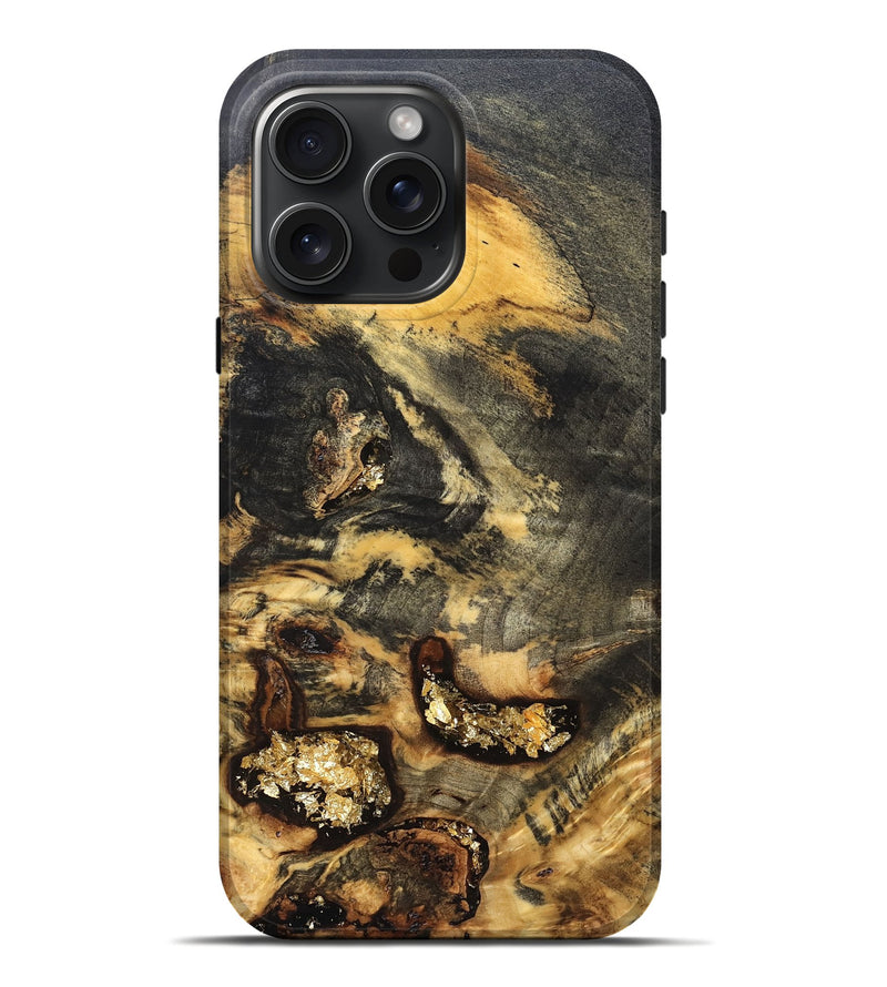 iPhone 16 Pro Max Wood Live Edge Phone Case - Otis (Wood Burl, 820382)