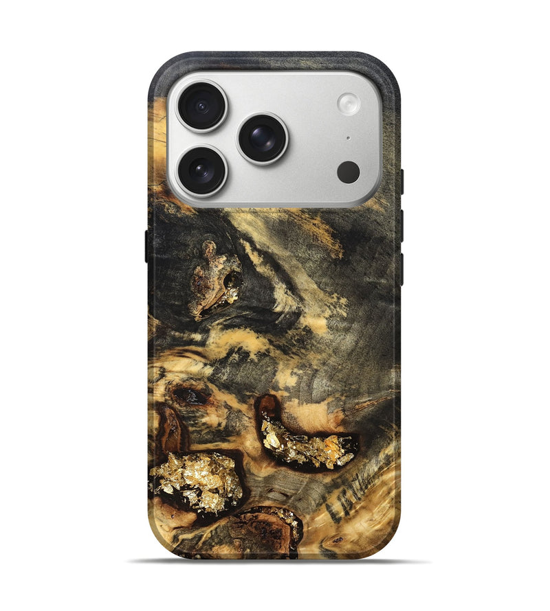 iPhone 17 Pro Wood Live Edge Phone Case - Otis (Wood Burl, 820382)