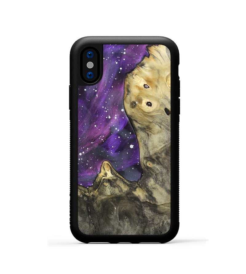 iPhone Xs Wood Phone Case - Miya (Cosmos, 820385)