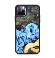 iPhone 11 Pro Max Wood Phone Case - Emir (Blue, 820390)