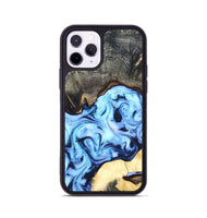iPhone 11 Pro Wood Phone Case - Emir (Blue, 820390)