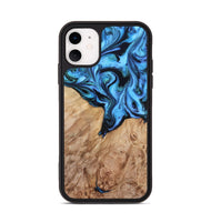 iPhone 11 Wood Phone Case - Ruthie (Blue, 820392)