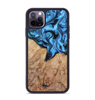 iPhone 11 Pro Max Wood Phone Case - Ruthie (Blue, 820392)