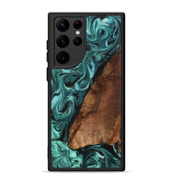 Galaxy S22 Ultra Wood Phone Case - Enoch (Green, 820393)