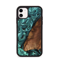 iPhone 11 Wood Phone Case - Enoch (Green, 820393)