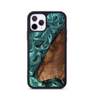 iPhone 11 Pro Wood Phone Case - Enoch (Green, 820393)