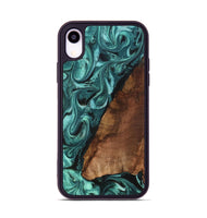 iPhone Xr Wood Phone Case - Enoch (Green, 820393)