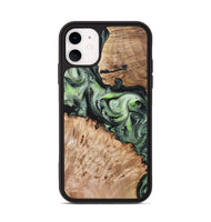 iPhone 11 Wood Phone Case - Bradyn (Green, 820394)