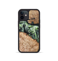iPhone 12 mini Wood Phone Case - Bradyn (Green, 820394)
