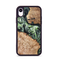iPhone Xr Wood Phone Case - Bradyn (Green, 820394)