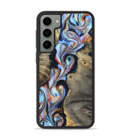 Galaxy S23 Plus Wood Phone Case - Merton (Teal & Gold, 820396)