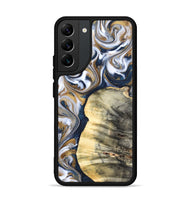 Galaxy S22 Plus Wood Phone Case - Dillion (Teal & Gold, 820397)