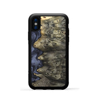 iPhone Xs Wood Phone Case - Kaylie (Wood Burl, 820398)
