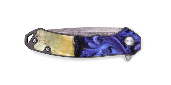 EDC Wood Pocket Knife - Stoney (Purple, 820399)