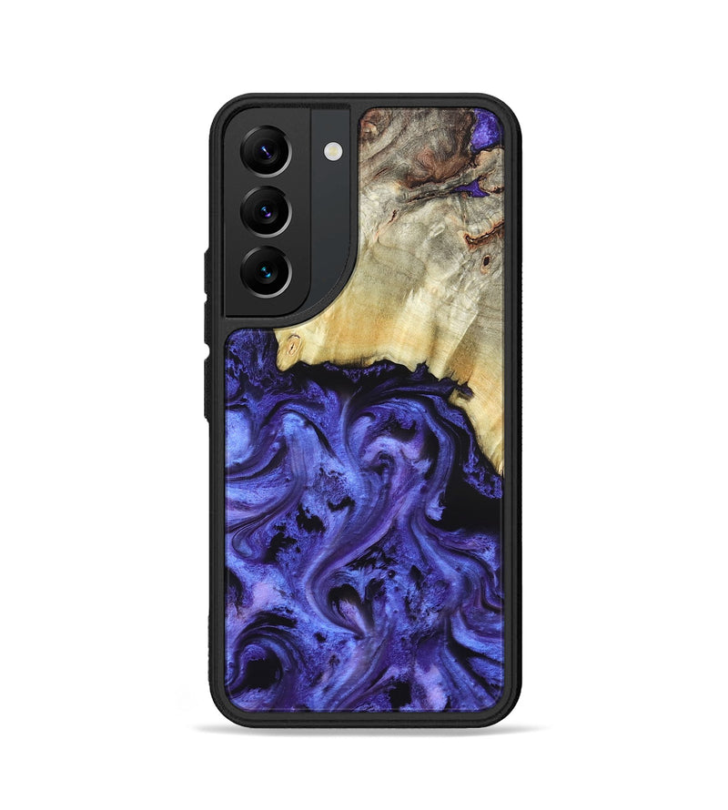 Galaxy S22 Wood Phone Case - Stoney (Purple, 820399)