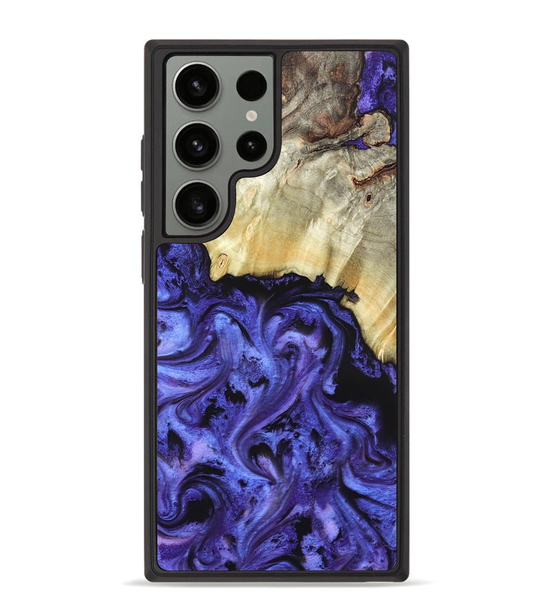 Galaxy S23 Ultra Wood Phone Case - Stoney (Purple, 820399)