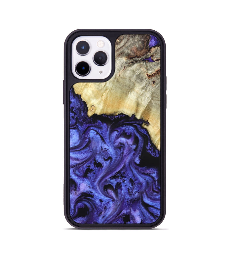 iPhone 11 Pro Wood Phone Case - Stoney (Purple, 820399)