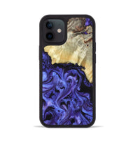 iPhone 12 Wood Phone Case - Stoney (Purple, 820399)