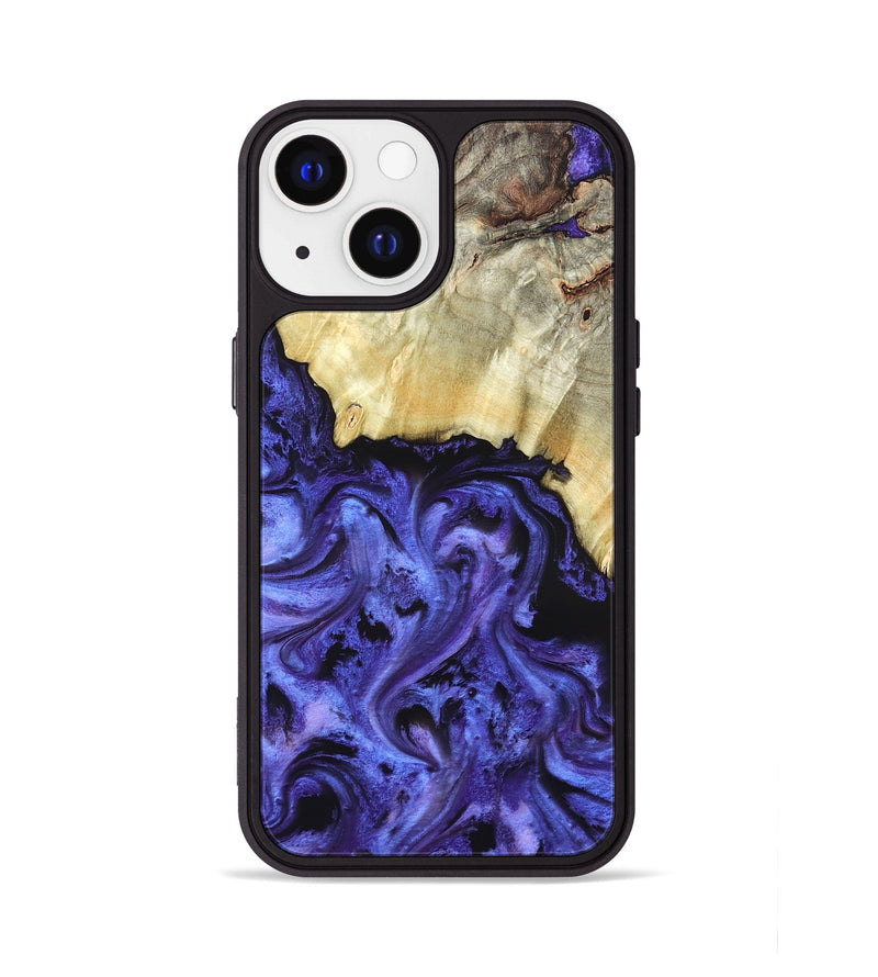 iPhone 13 Wood Phone Case - Stoney (Purple, 820399)