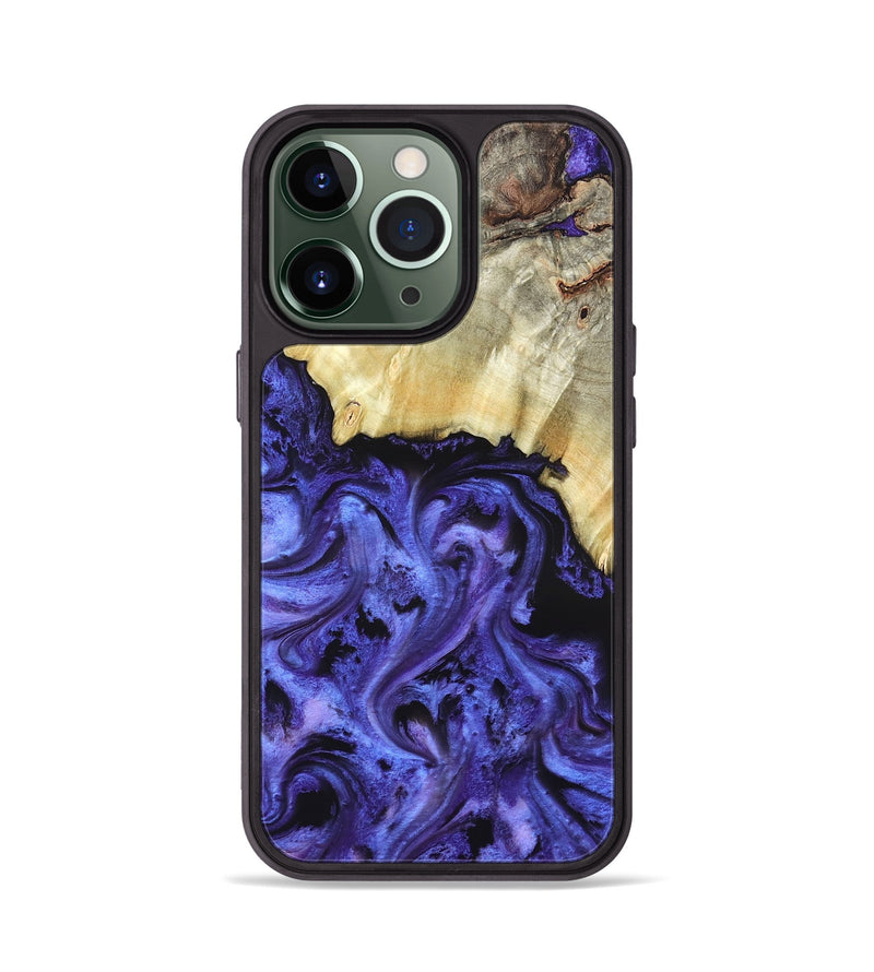 iPhone 13 Pro Wood Phone Case - Stoney (Purple, 820399)