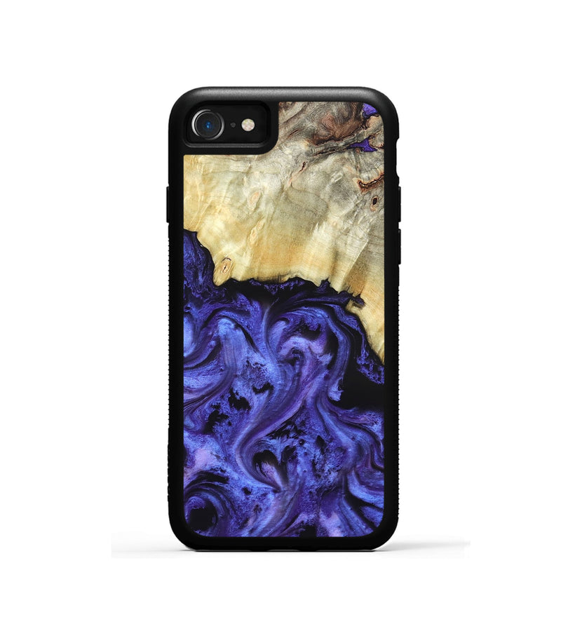 iPhone SE Wood Phone Case - Stoney (Purple, 820399)