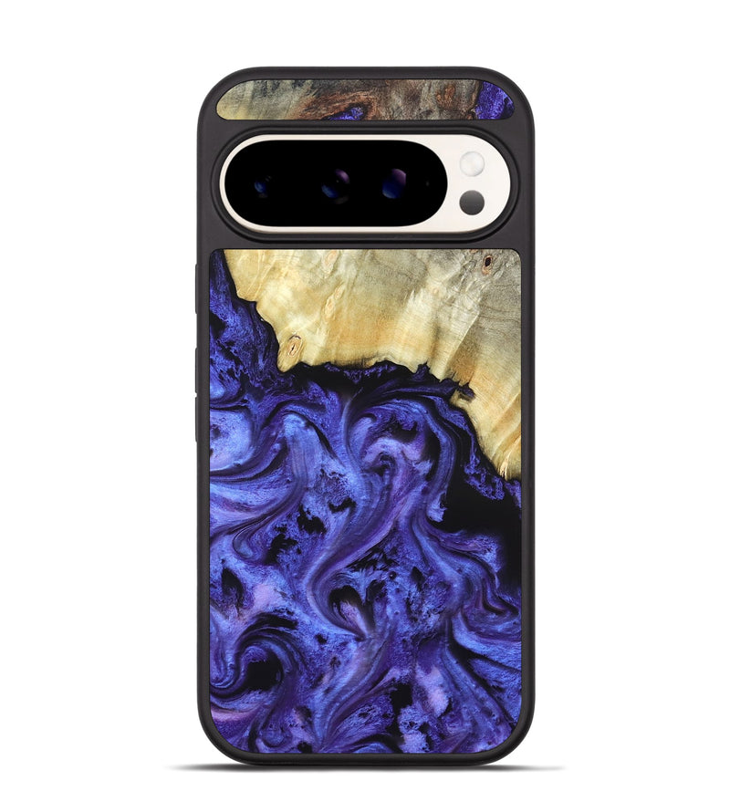 Pixel 9 Pro Wood Phone Case - Stoney (Purple, 820399)
