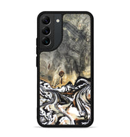 Galaxy S22 Plus Wood Phone Case - Merle (Black & White, 820401)