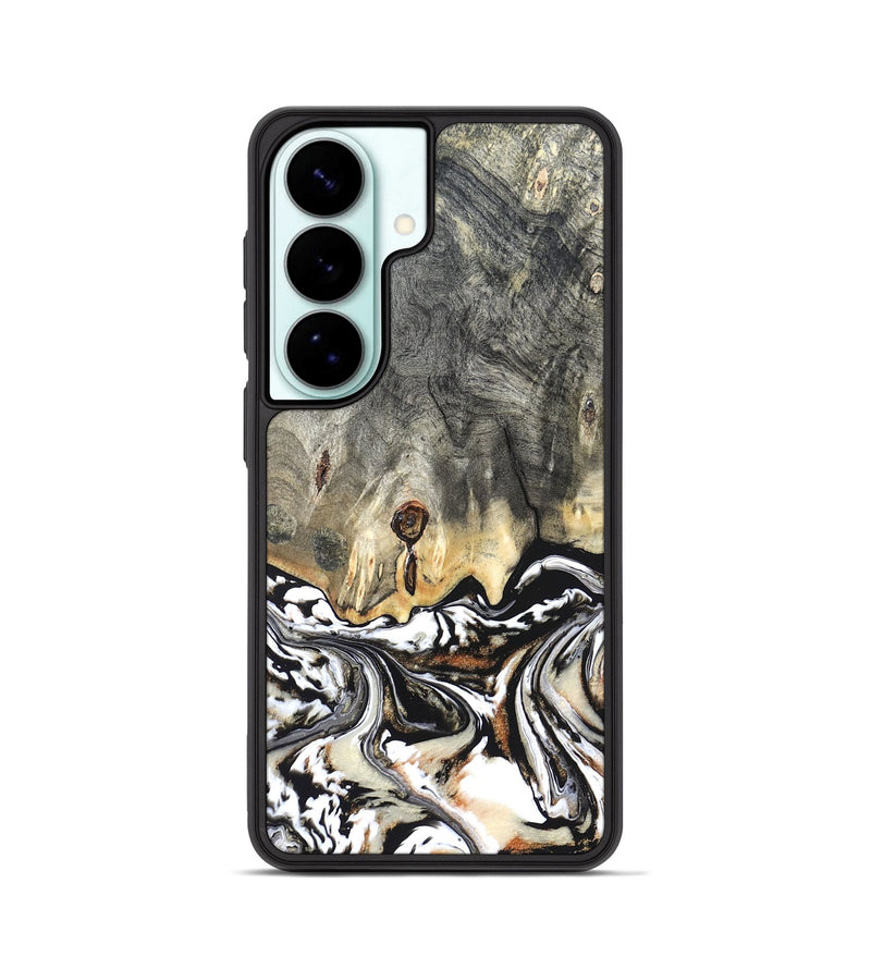 Galaxy S26 Wood Phone Case - Merle (Black & White, 820401)