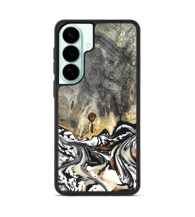 Galaxy S26 Plus Wood Phone Case - Merle (Black & White, 820401)