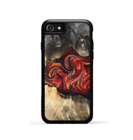 iPhone SE Wood Phone Case - Nevada (Red, 820405)