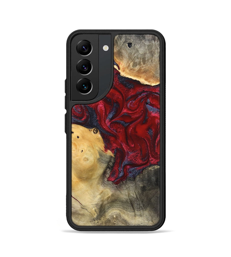 Galaxy S22 Wood Phone Case - Dream (Red, 820406)