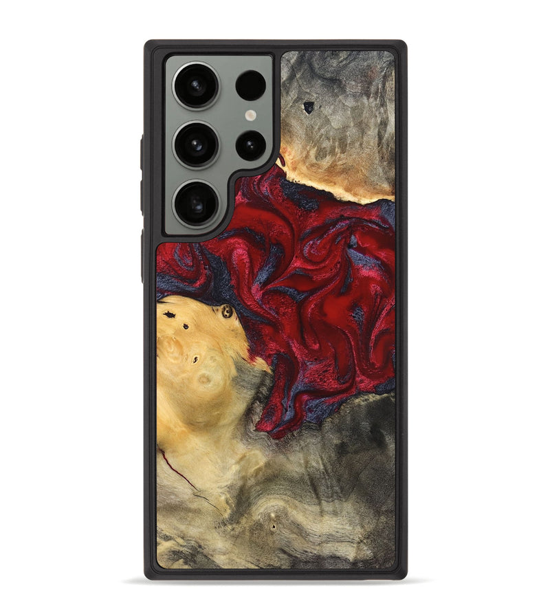 Galaxy S23 Ultra Wood Phone Case - Dream (Red, 820406)