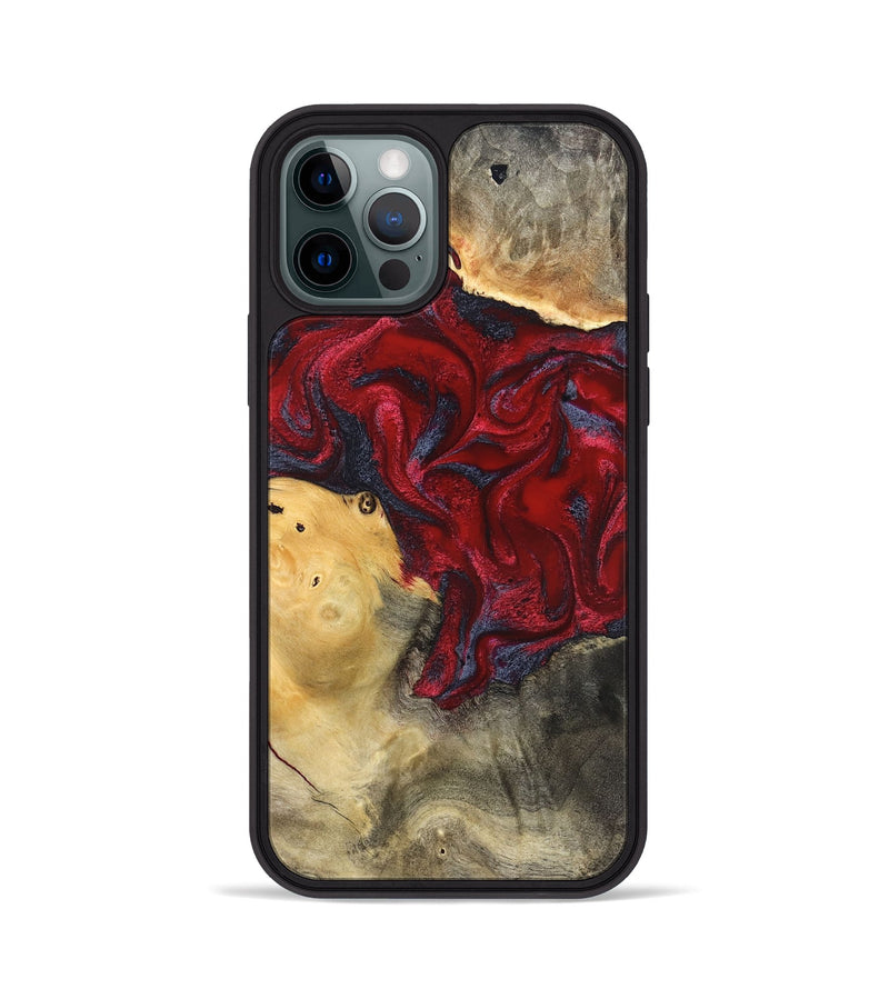 iPhone 12 Pro Wood Phone Case - Dream (Red, 820406)