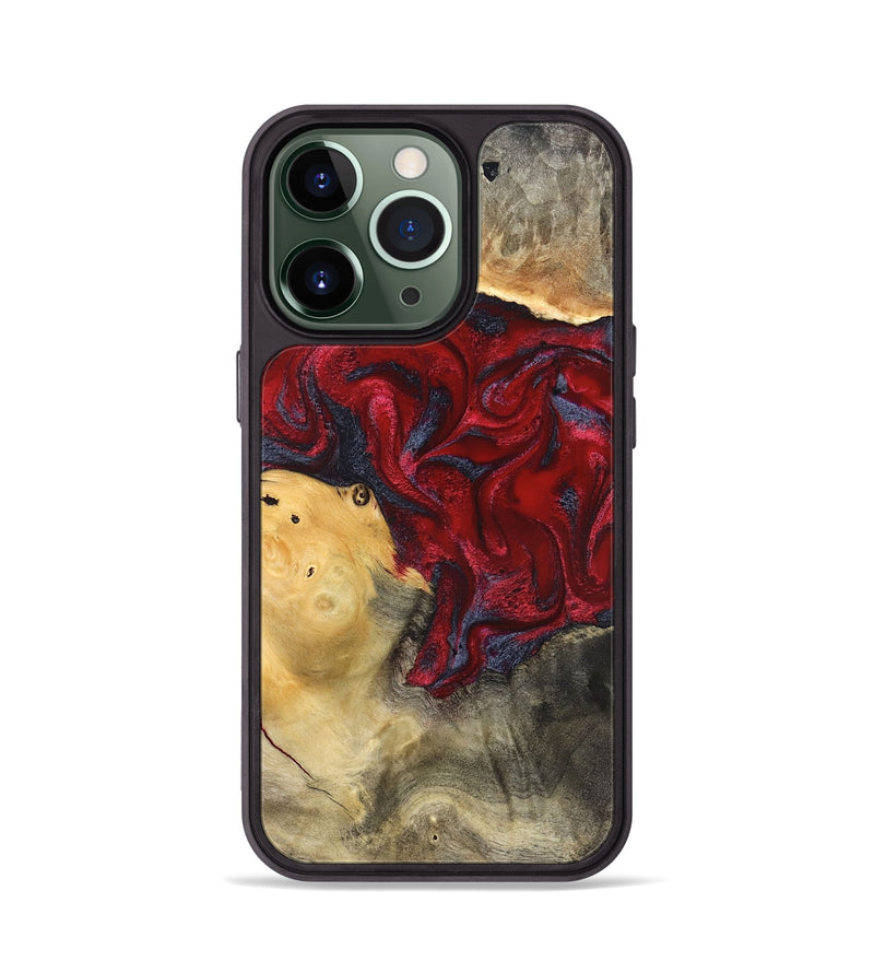 iPhone 13 Pro Wood Phone Case - Dream (Red, 820406)